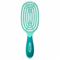 Circular Venting Detangling C Brush - Aqua by NuWay 4Hair for Unisex - 1 Pc Hair Brush