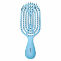 Patented Junior C Detangling Brush - Blue by NuWay 4Hair for Unisex - 1 Pc Hair Brush