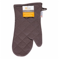 MUKitchen® Gray Cotton Oven Mitt Perspective: Main