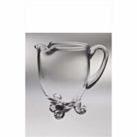 Majestic Gifts T-130 Classic Clear 26 oz. High Quality Glass Footed Pitcher