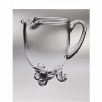 Majestic Gifts T-132 Classic Clear 63 oz. High Quality Glass Footed Pitcher