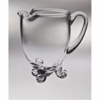 Majestic Gifts T-133 Classic Clear 80 oz. High Quality Glass Footed Pitcher