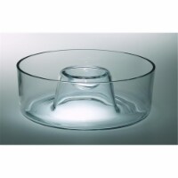 Majestic Gifts T-300 Classic clear 11 in. High Quality Glass Chip And Dip
