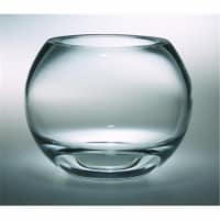 Majestic Gifts T-403 Classic clear 7 in. High Quality Glass Thick Rose Bowl