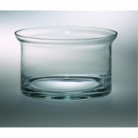 Majestic Gifts T-506 Classic clear 10 in. High Quality Glass Flair Salad Bowl