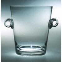 Majestic Gifts T-701 Classic Clear 9.25 in High Quality Glass Cooler Ice Bucket