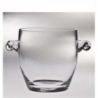 Majestic Gifts T-706 Classic Clear 8 in. High Quality Glass Ice Bucket