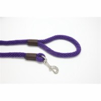Purple Pebble LZ584PU 4 ft. x 0.62 in. Leedz Super Thick Purple Leash