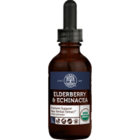 Global Healing Elderberry & Echinacea Immune Support Raw Herbal Extract