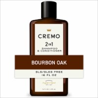Cremo 2 in 1 Shampoo & Conditioner For Men Bourbon & Oak Scent Cleanses + Moisturizes In One Step Perspective: Main