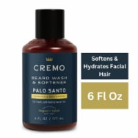 Cremo Beard Wash & Softener Cleanses & Moisturizes with Conditioners to Hydrate Palo Santo Scent Perspective: Main