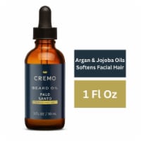 Cremo Beard Oil Tames & Conditions For Stubble + Scruff + Full Beards Palo Santo Scent Perspective: Main