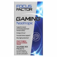 Focus Factor Gaming Nootropic Supplement with Lions Mane for Energy, Focus, Concentration (14