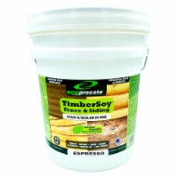 EcoProCote TimberSoy Non Toxic All in 1 Wood Stain & Sealer, Espresso, 1 Gallon