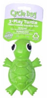 Cycle Dog RT-G-S Mini Green Retreads Turtle Dog Toy Perspective: Main
