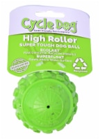 Cycle Dog® Ecolast High Roller Super Tough Dog Ball - Green Perspective: Main