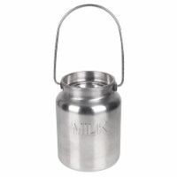 Lindys 7708M 8.5 x 6.5 in. Stainless Steel Gallon Milk Jug