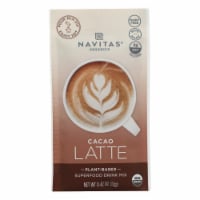 Navitas Organics - Latte Cacao - Case of 10 - 0.42 oz.