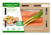 Home Chef Meal Kit Perfect Teriyaki Ginger Salmon With Stir-Fried Bok Choy And Carrots Perspective: Main