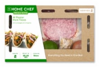 Home Chef Meal Kit Al Pastor Pork Tacos Perspective: Main