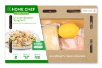 Home Chef Meal Kit Chicken Scampi Spaghetti With Lemon And Ciabatta Croutons Perspective: Main