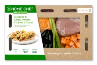 Home Chef Meal Kit Cheddar & Crispy Potato Crusted Chicken With Jalapeno Ranch Roasted Vegetables Perspective: Main