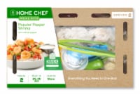 Home Chef Meal Kit Popular Pepper Shrimp With Red Bell Pepper Perspective: Main