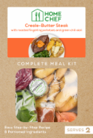 Home Chef Complete Meal Kit Creole Butter Steak Perspective: Main