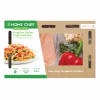 Home Chef Meal Kit Kung Pao Chicken Thigh Fried Rice with Red Bell Pepper and Peas Perspective: Main