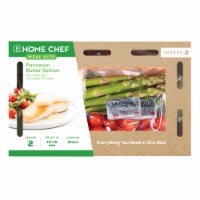 Home Chef Meal Kit Parmesan Butter Salmon with Asparagus and Grape Tomatoes Perspective: Main