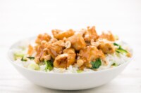 Home Chef Meal Kit Chicken Satay Rice Bowl With Bok Choy And Peanuts Perspective: Main