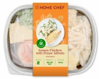 Home Chef Oven Kit Lemon Chicken With Penne Alfredo And Peas Perspective: Main
