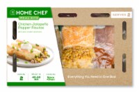 Home Chef Meal Kit Chicken Jalapeno Popper Flautas With Sour Cream And Corn Perspective: Main