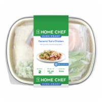 Home Chef Oven-Ready General Tso's Chicken with Jasmine Rice and Snap Peas Perspective: Main