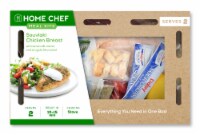 Home Chef Meal Kit Souvlaki Chicken Breast With Lemon Dill Crema and Arugula Feta Salad Perspective: Main