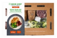 Home Chef Meal Kit Sirloin Steak and Cherry Mostarda