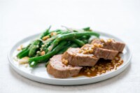 Home Chef Meal Kit Apricot Almond Pork Tenderloin Perspective: Main