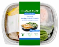 Home Chef Oven Kit Smoked Gouda-Crusted Chicken With BBQ-Spiced Green Beans Perspective: Main