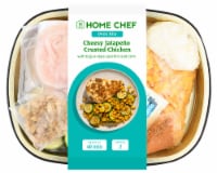 Home Chef Oven Kit Cotija and Jalapeno-Crusted Chicken with Cajun-Style Zucchini and Corn