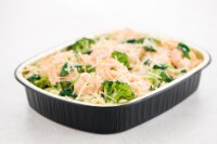 Home Chef Oven Kit Shrimp Rockefeller Orzo With Lemon Spinach and Broccoli Perspective: Main