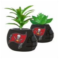 NFL Tampa Bay Buccaneers Team Pride Mini Faux Succulents in Ceramic Helmet Planters