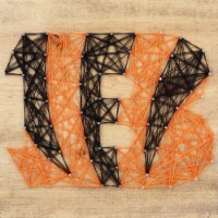 Cincinnatti Bengals Team Pride String Art Craft Kit