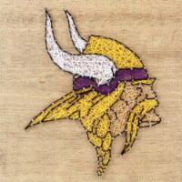 Minnesota Vikings Team Pride String Art Craft Kit