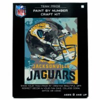 Sporticulture™ NFL Jacksonville Jaguars Team Pride Paint by Number Craft Kit