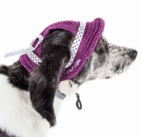 Pet Life Sea Spot Sun Uv Protectant Adjustable Fashion Mesh Brimmed Dog Hat Cap