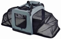 Pet Life Hounda Accordion Metal Frame Soft-Folding Collapsible Expandable Pet Dog Crate