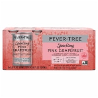 Fever-Tree Sparkling Pink Grapefruit Soda Cans Perspective: Main