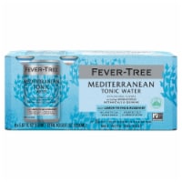 Fever-Tree Lemon Thyme & Rosemary Mediterranean Tonic Water Cans Perspective: Main