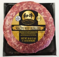 Frontiere Natural Meats Wagyu Beef 80/20 Burger Patties Perspective: Main