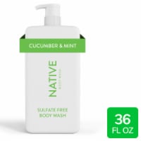 Native Body Wash Pump with Cucumber & Mint Perspective: Main